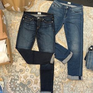 Hudson jeans size 28 and size 29